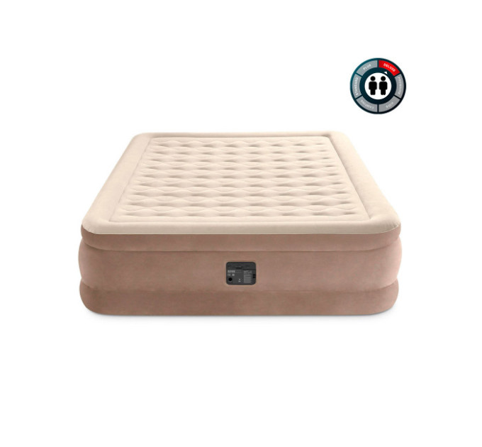 64428 Надувная кровать 152х203х46см "Ultra Plush" встр.нас. 220В, до 272кг