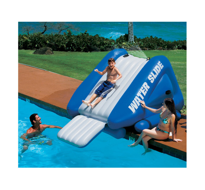 58851 Надувная горка 302х206х135см, от 6 лет, 80 кг