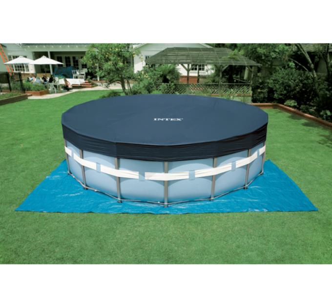 26736 Каркасный бассейн Prism Frame 457х122см, 16805л, фил.-насос 3785л\ч, лестница, тент, подстилка