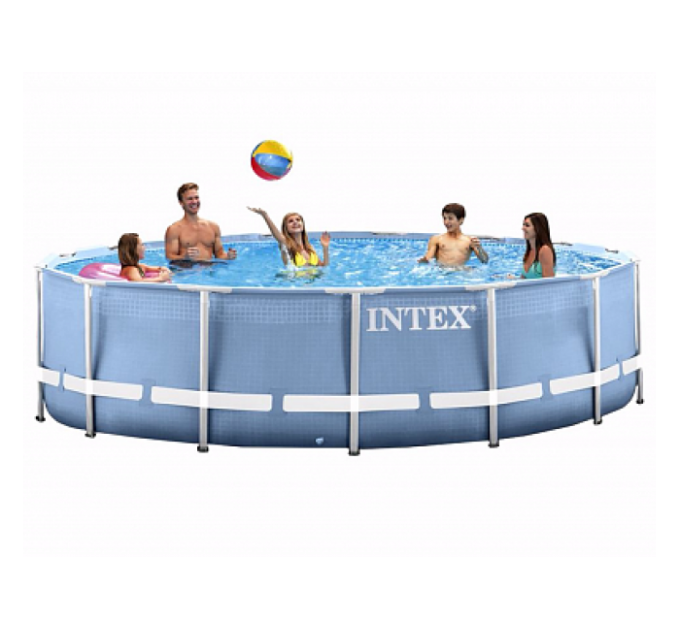 26736 Каркасный бассейн Prism Frame 457х122см, 16805л, фил.-насос 3785л\ч, лестница, тент, подстилка
