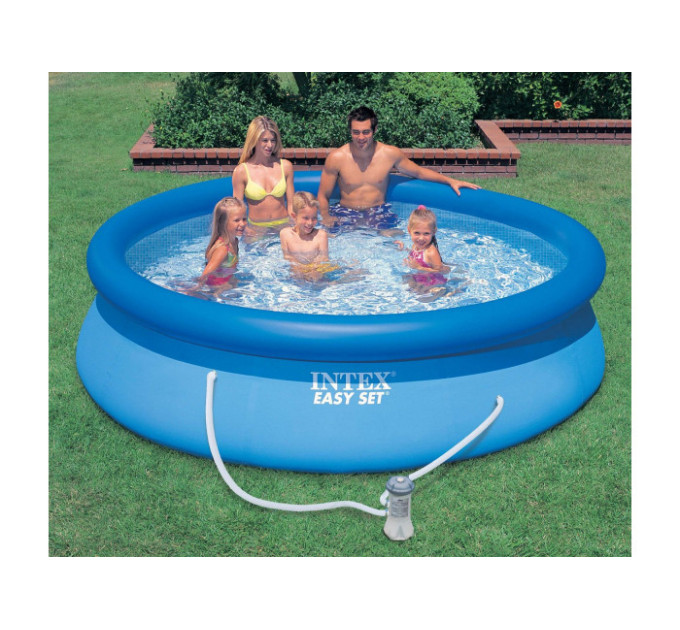 28142 Бассейн Easy Set 396х84см, 7290л, фил.-насос 2006л/ч