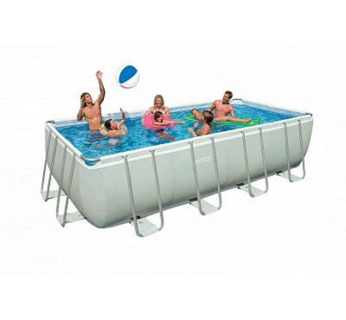28350 Каркасный бассейн 400х200х100 см, лестница, фильтр-насос 28350 Каркасный бассейн 400х200х100 см, лестница, фильтр-насос