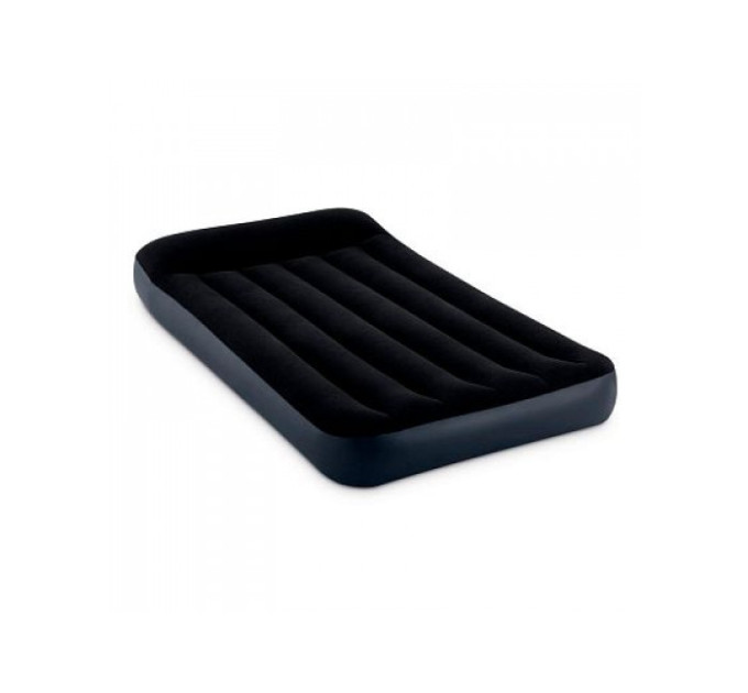 66779 Надувной матрас 99х191х23см "Classic" с подголовником, встр.насос 220В, до 136кг