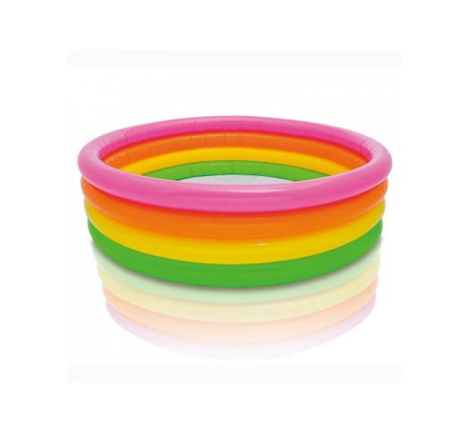 56441 Детский надувной бассейн 168х46см "Радуга" 780л, от 3 лет