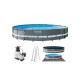 26334 Каркасный бассейн Ultra XTR Frame 610х122см, 30079л, песч.фил.-нас. 7900л\ч, лестница, тент, подст.