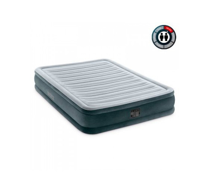 67768 Надувная кровать 137х191х33см "Comfort-Plush" встр.нас. 220В, до 272кг
