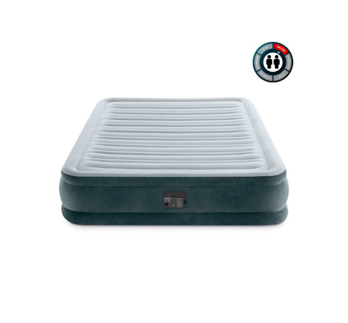 67768 Надувная кровать 137х191х33см "Comfort-Plush" встр.нас. 220В, до 272кг