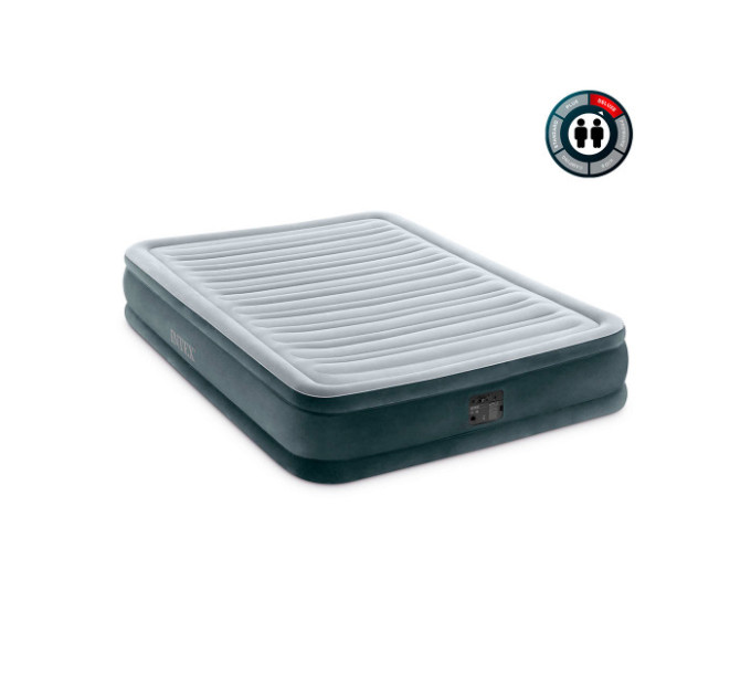 67768 Надувная кровать 137х191х33см "Comfort-Plush" встр.нас. 220В, до 272кг