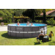 28332 Каркасный бассейн Ultra Frame, 549х132см, 26423л, песочн.фил-насос, лестница, тент, подстилка