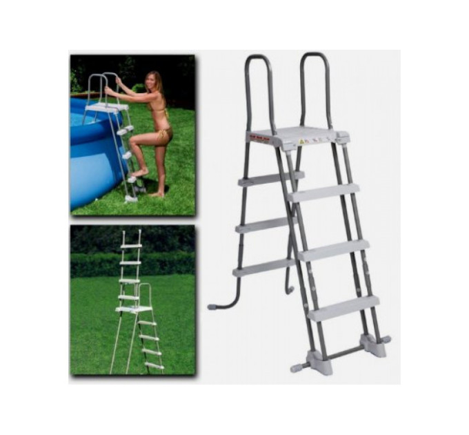 28061 Лестница для бассейнов до 107см, 3 ступеньки, без площадки