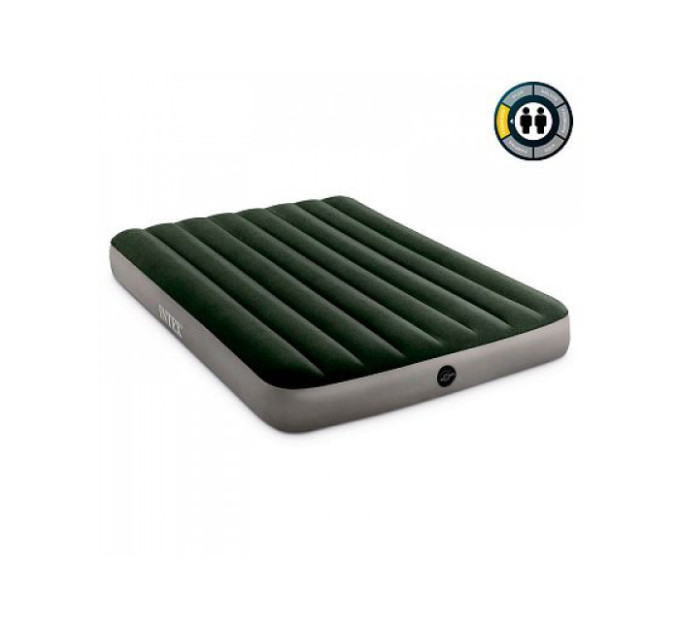 64778 Надувной матрас 137х191х25см "Prestige" насос на батарейках (6хС), до 272кг