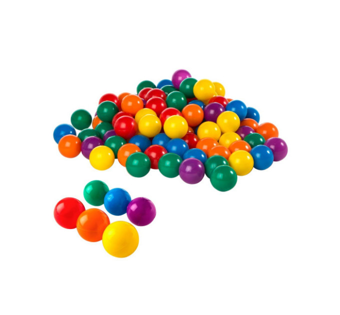 49600 Пластиковые мячи 8см, 100шт для игровых центров, от 2 лет