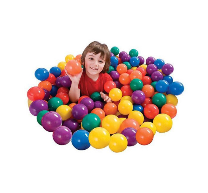 49600 Пластиковые мячи 8см, 100шт для игровых центров, от 2 лет