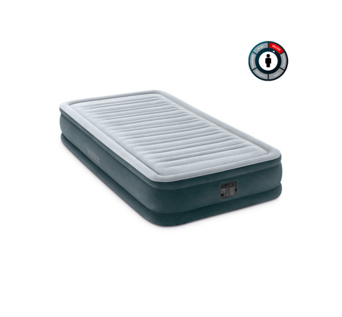 67766 Надувная кровать 99х191х33см "Comfort-Plush" встр.нас. 220В, до 136кг