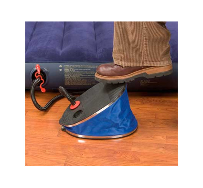 68610 Насос ножной 30см, 5л, шланг с 3-мя насадками