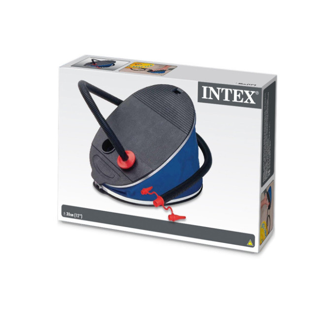 68610 Насос ножной 30см, 5л, шланг с 3-мя насадками