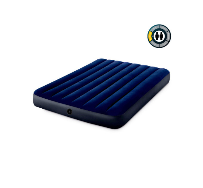 64758 Надувной матрас 137х191х25см "Classic" до 272кг