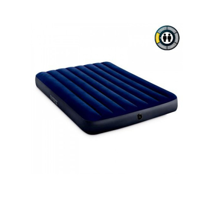 64758 Надувной матрас 137х191х25см "Classic" до 272кг