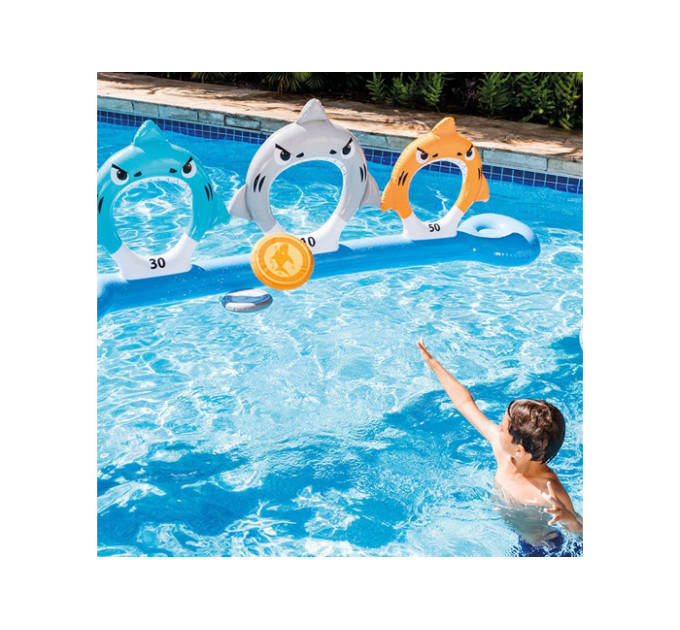 57501 Набор для игры на воде 267х51х91см "Мишень - Акулы", от 6 лет