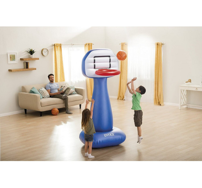 57502 Набор для игры 104x97x208см "Баскетбол" стойка с корзиной и мячами (2шт)