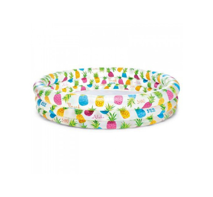 59431 Детский надувной бассейн 132х28см "Рыбки" 248л, от 2 лет