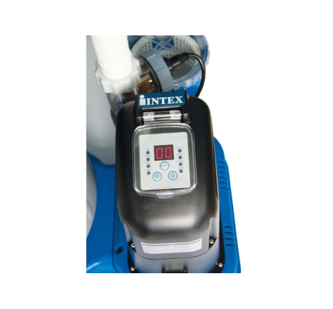 56678/28678 Песочный фильтр-насос с хлорогенератором 220В д/басс. до 40м3, 6м3/ч, резерв. д/песка на 25кг