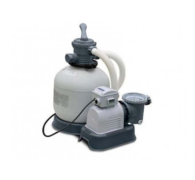 56678/28678 Песочный фильтр-насос с хлорогенератором 220В д/басс. до 40м3, 6м3/ч, резерв. д/песка на 25кг