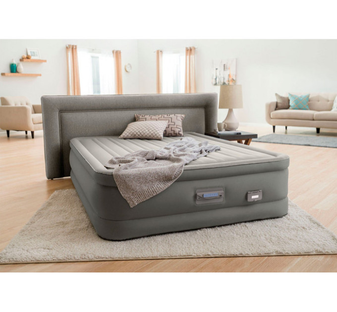 64770 Надувная кровать 152х203х46см "Premaire Dream Support" встр.нас. 220В, до 272кг