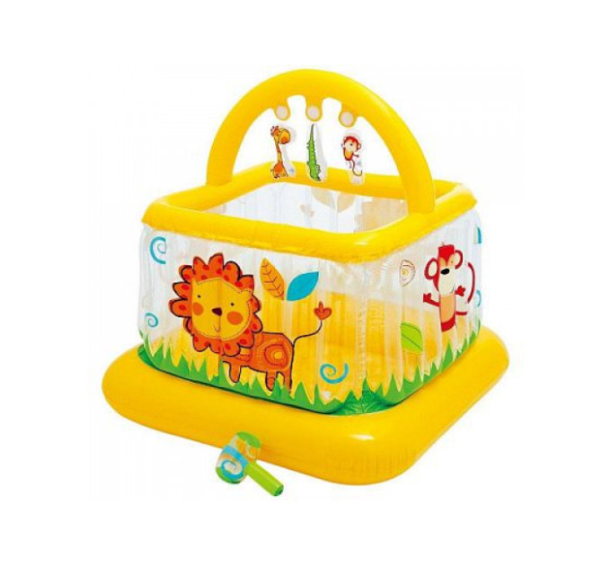 48473 Надувной манеж 117х117х117см, 9-18 мес