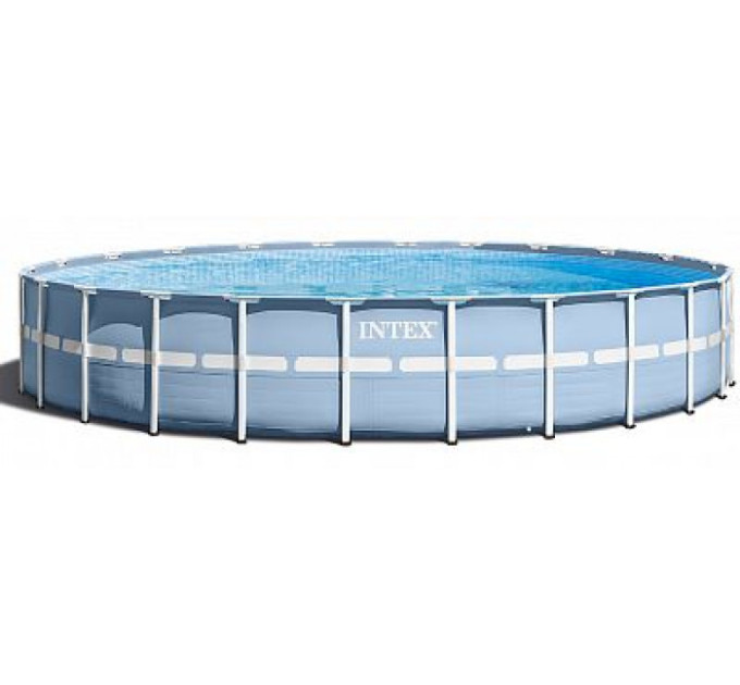 28762 Каркасный бассейн Prism Frame 732x132 см, 47241л, фильтр-насос 9463л/ч, лестница, тент, подстилка