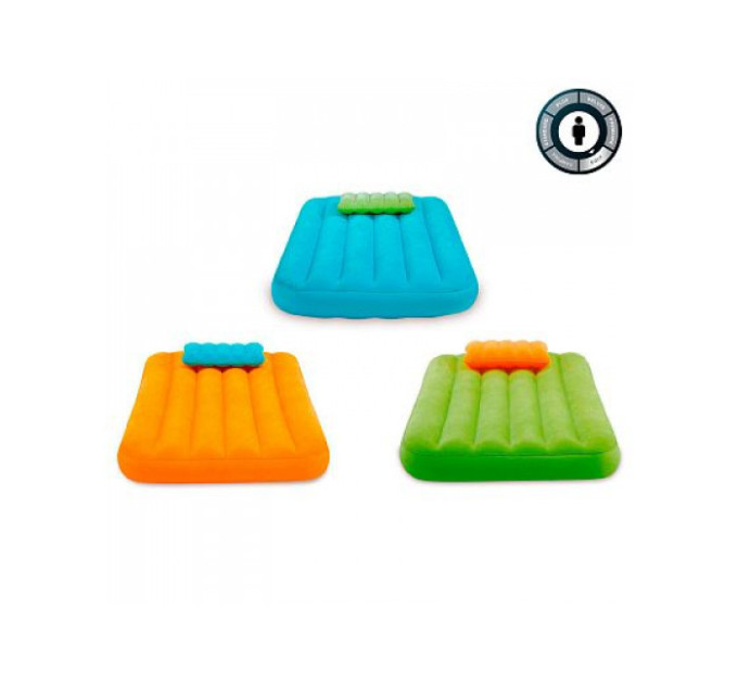 66801 Детский надувной матрас 88х157х18см "Cozy Kids" 3-10 лет, 3 цвета
