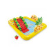 57158 Игровой центр 244х191х91см "Фруктовые игры" с разбрыз., горкой и игрушками, 493л, до 81кг, от 2 лет