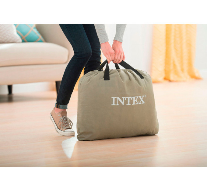 66810 Детский надувной матрас 107х168х25см "Kidz Travel" с ручным насосом, 3-6 лет