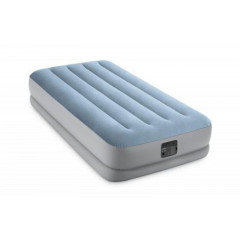 64166 Надувная кровать 99х191х36см "Raised Comfort" с подголовником, встр.нас. 220В, до 136кг