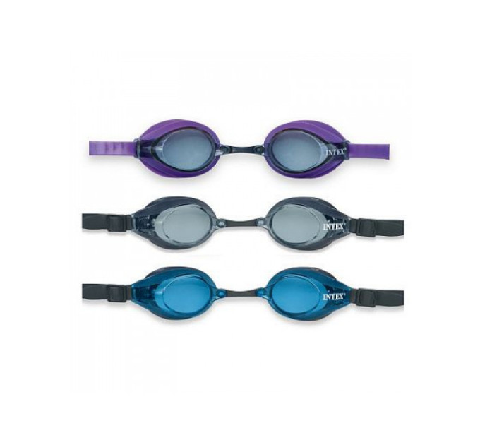 55691 Очки для плавания "Pro Racing" от 8 лет, 3 цвета