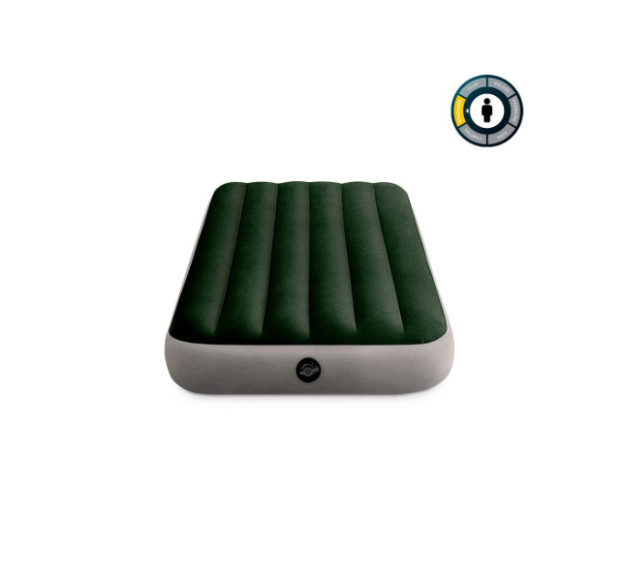 64777 Надувной матрас 99х191х25см "Prestige" насос на батарейках (6хС), до 136кг