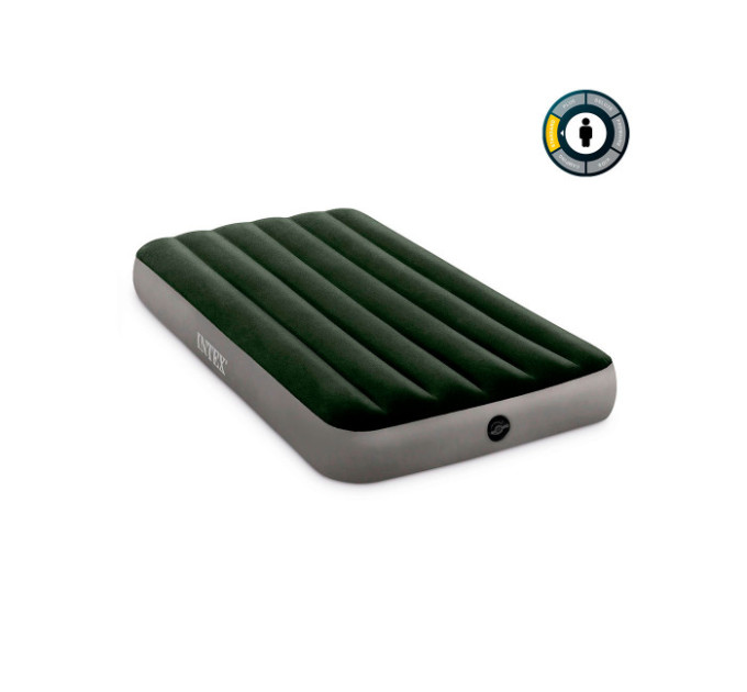 64777 Надувной матрас 99х191х25см "Prestige" насос на батарейках (6хС), до 136кг