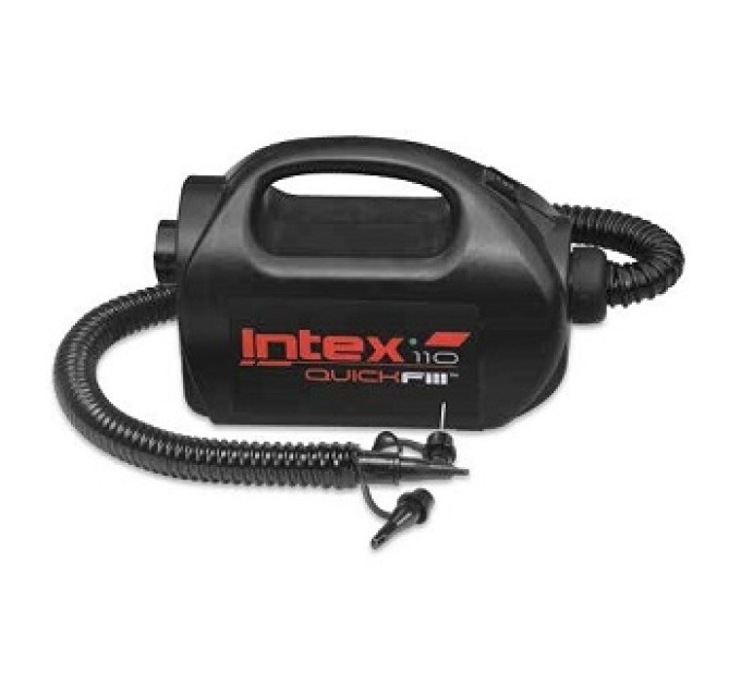 68609 Насос электрический 12В/220В "Quick-Fill High PSI" 2-х скоростной, 400л/м, 3 насадки в комплекте