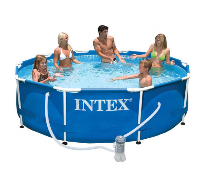28202 Каркасный бассейн Metal Frame 305х76см, 4485л, фил.-насос 1250л/ч