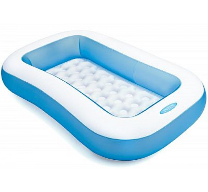 57403 Детский надувной бассейн 166х100х25см, с надувным дном, 90л, от 2 лет