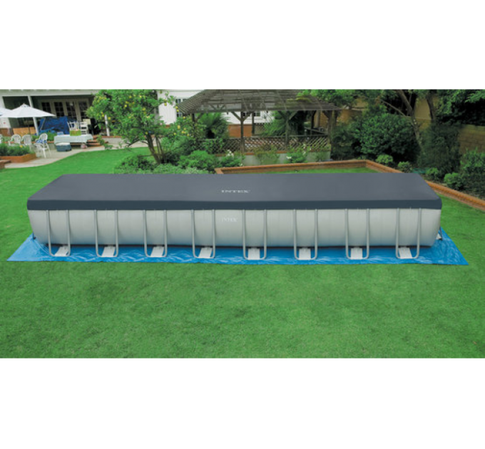 26376 Каркасный бассейн Ultra Frame 975х488х132см, 54368л, комб.фил.-насос 10000л\ч, лестница, тент, подст