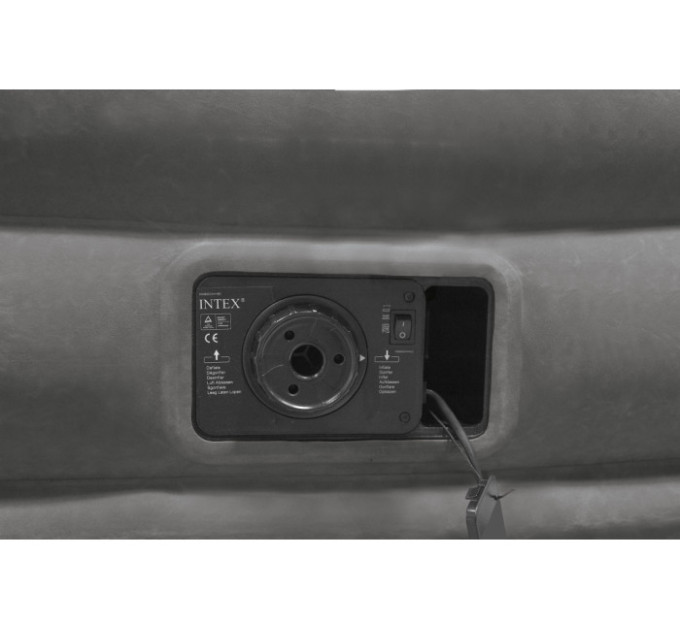 67770 Надувная кровать 152х203х33см "Comfort-Plush" встр.нас. 220В, до 272кг