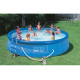 28168 Бассейн Easy Set, 457х122см, 14141л, фильтр-насос 3785л/ч, лестница, тент, подстилка