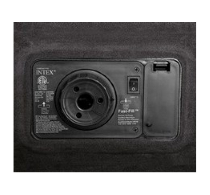 64440 Надувная кровать Raised Downy Bed 152х203х56см, встроенный насос 220V