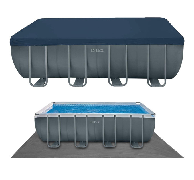 26356 Каркасный бассейн Ultra XTR Frame 549х274х132см, 17203л, песч.фил.-нас. 4500л\ч, лестн, тент, подст.
