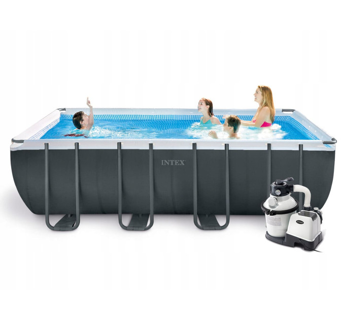 26356 Каркасный бассейн Ultra XTR Frame 549х274х132см, 17203л, песч.фил.-нас. 4500л\ч, лестн, тент, подст.