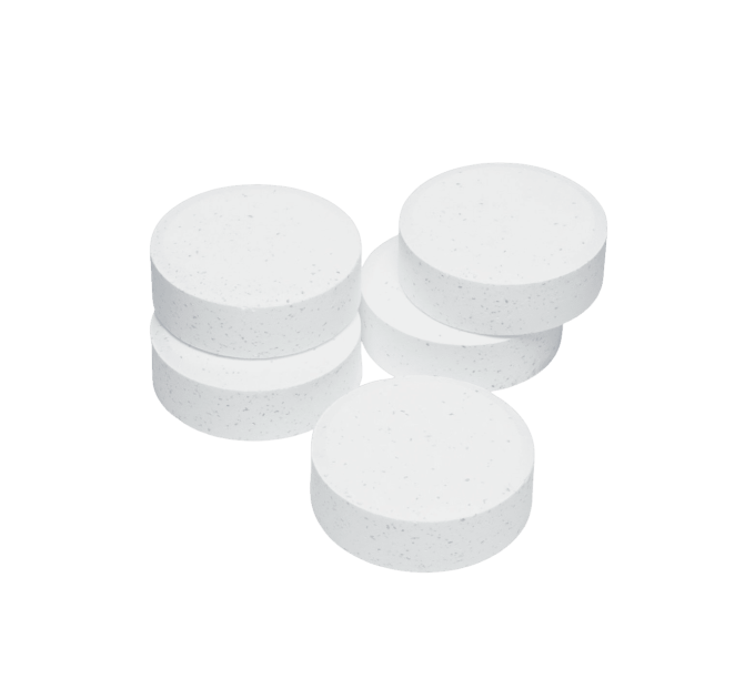 Хлорные таблетки для бассейна 200 г – дезинфекция воды.